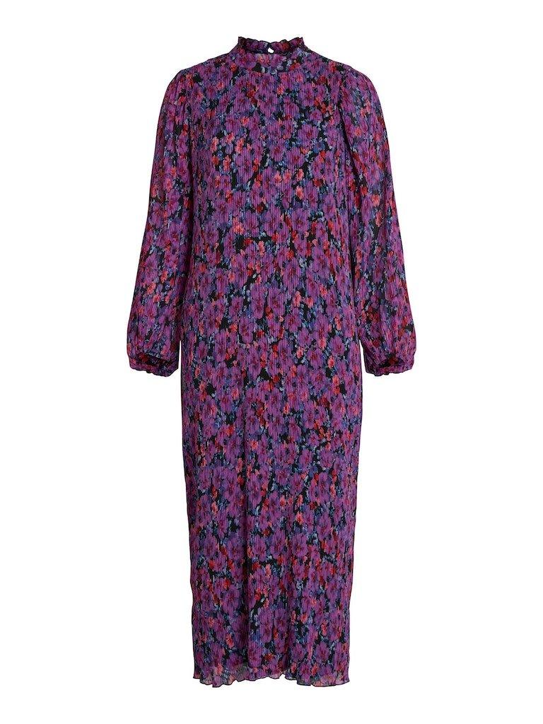 Vila Daliana - Midi plisse kjole - HUSET Men & Women