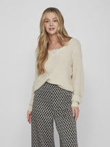 Vila Debra - Reverse strikket top - HUSET Men & Women