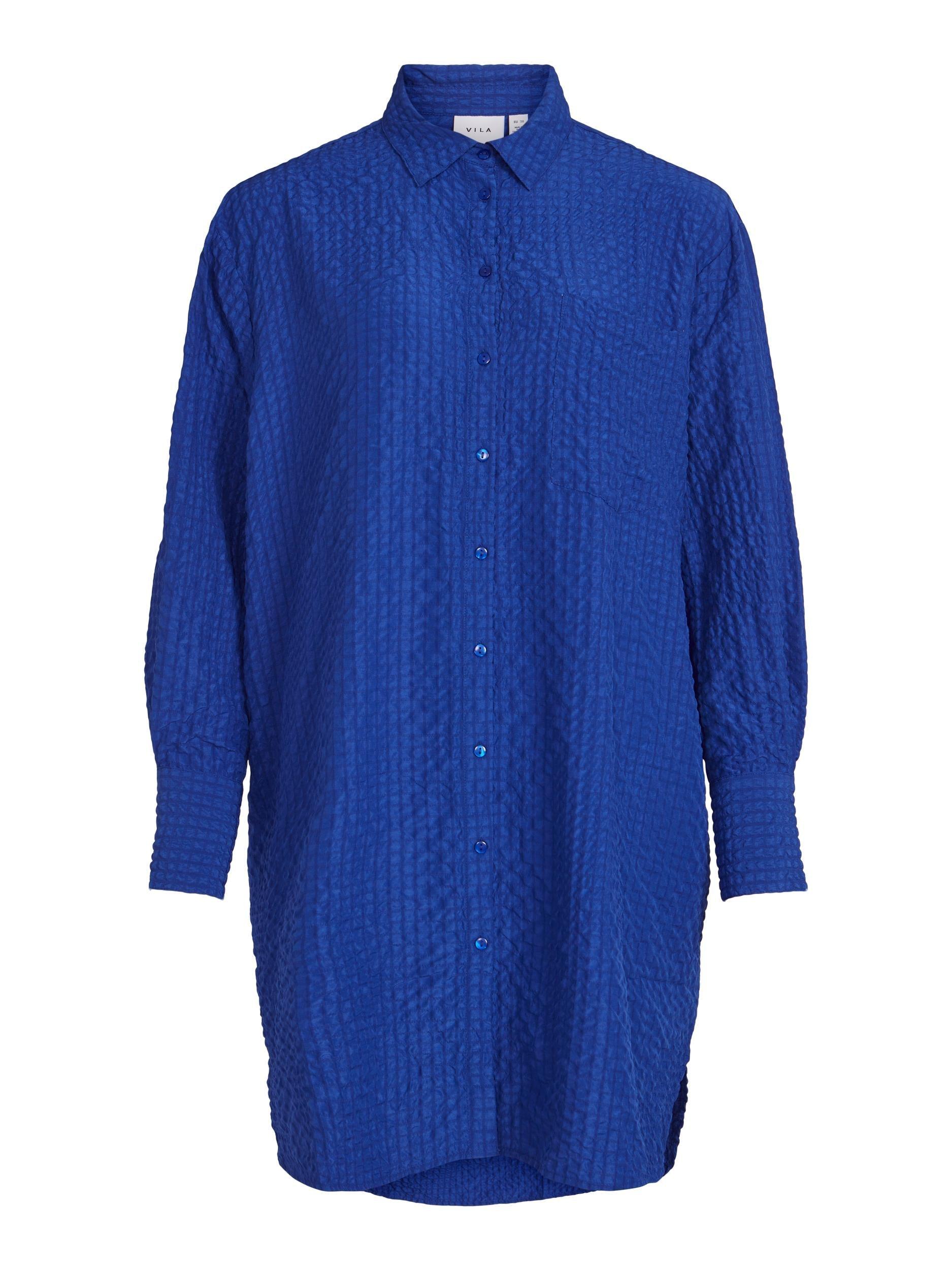 Vila Freda - Blå oversize skjorte - HUSET Men & Women
