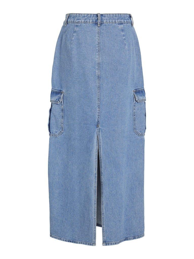 Vila Kuna - Cargo denim nederdel - HUSET Men & Women