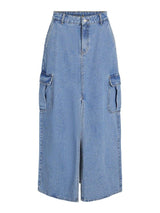 Vila Kuna - Cargo denim nederdel - HUSET Men & Women