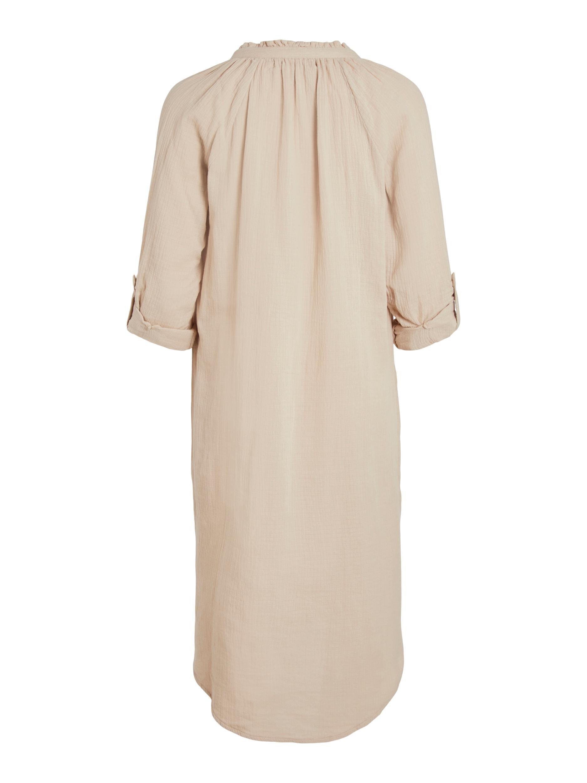 Vila Lania - Midi skjortekjole - HUSET Men & Women