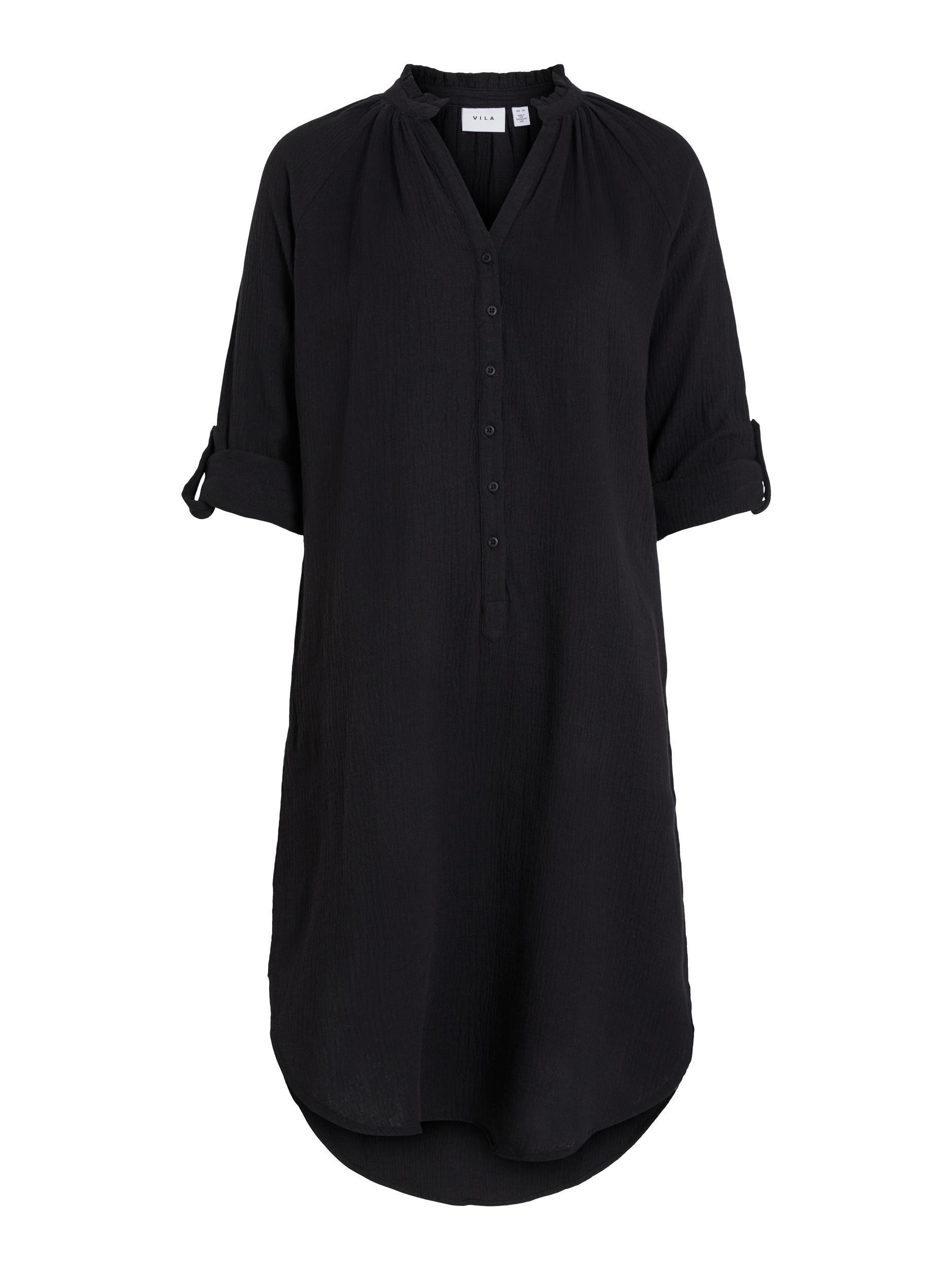 Vila Lania - Midi skjortekjole - HUSET Men & Women
