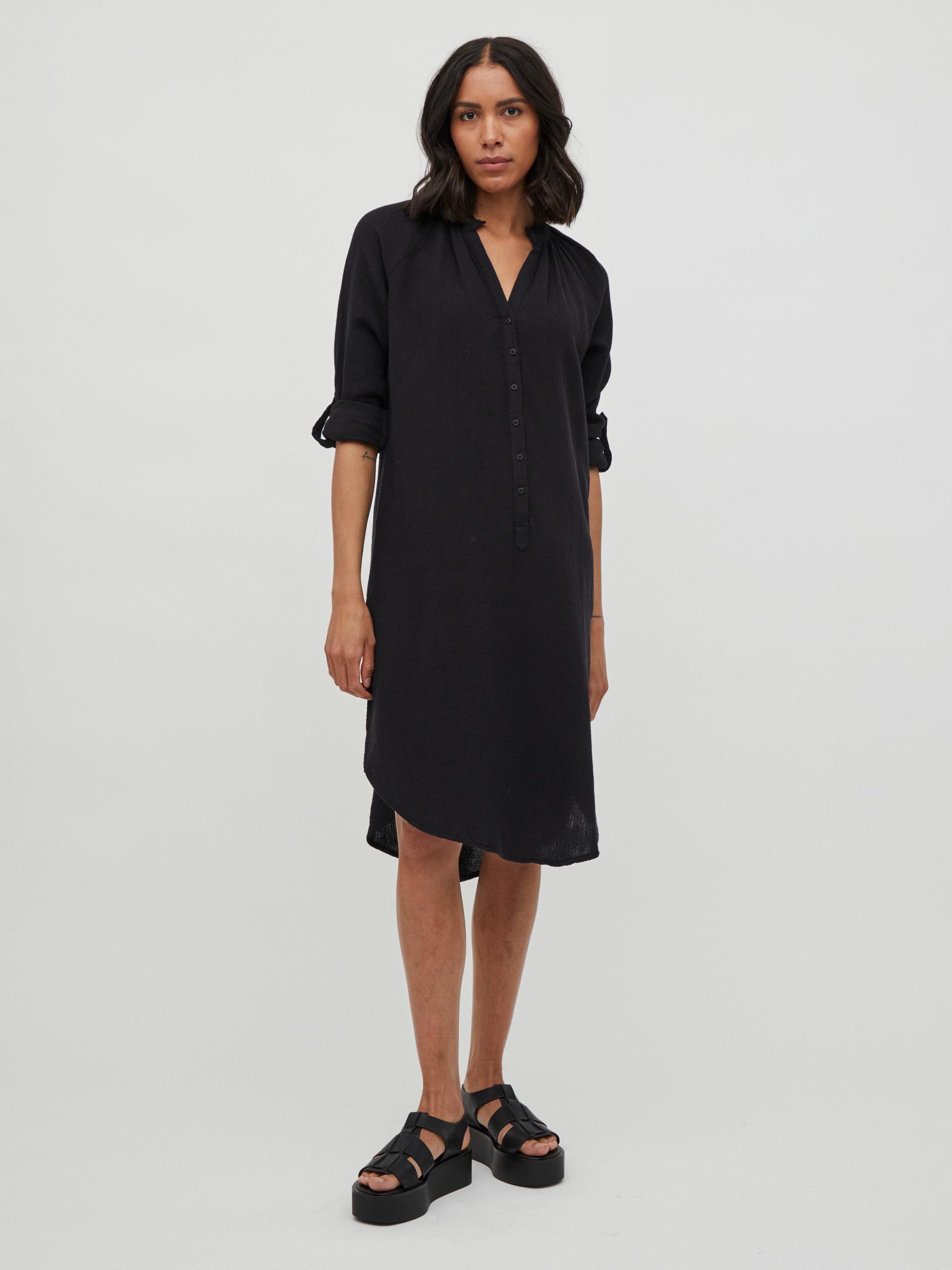 Vila Lania - Midi skjortekjole - HUSET Men & Women