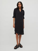 Vila Lania - Midi skjortekjole - HUSET Men & Women
