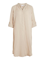 Vila Lania - Midi skjortekjole - HUSET Men & Women