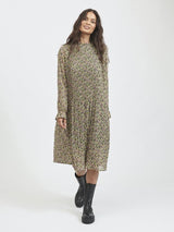 Vila Lyck - Plisse midi kjole - HUSET Men & Women