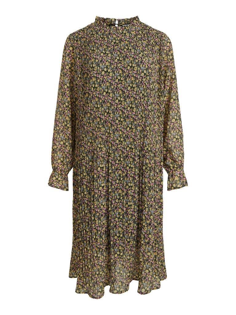 Vila Lyck - Plisse midi kjole - HUSET Men & Women