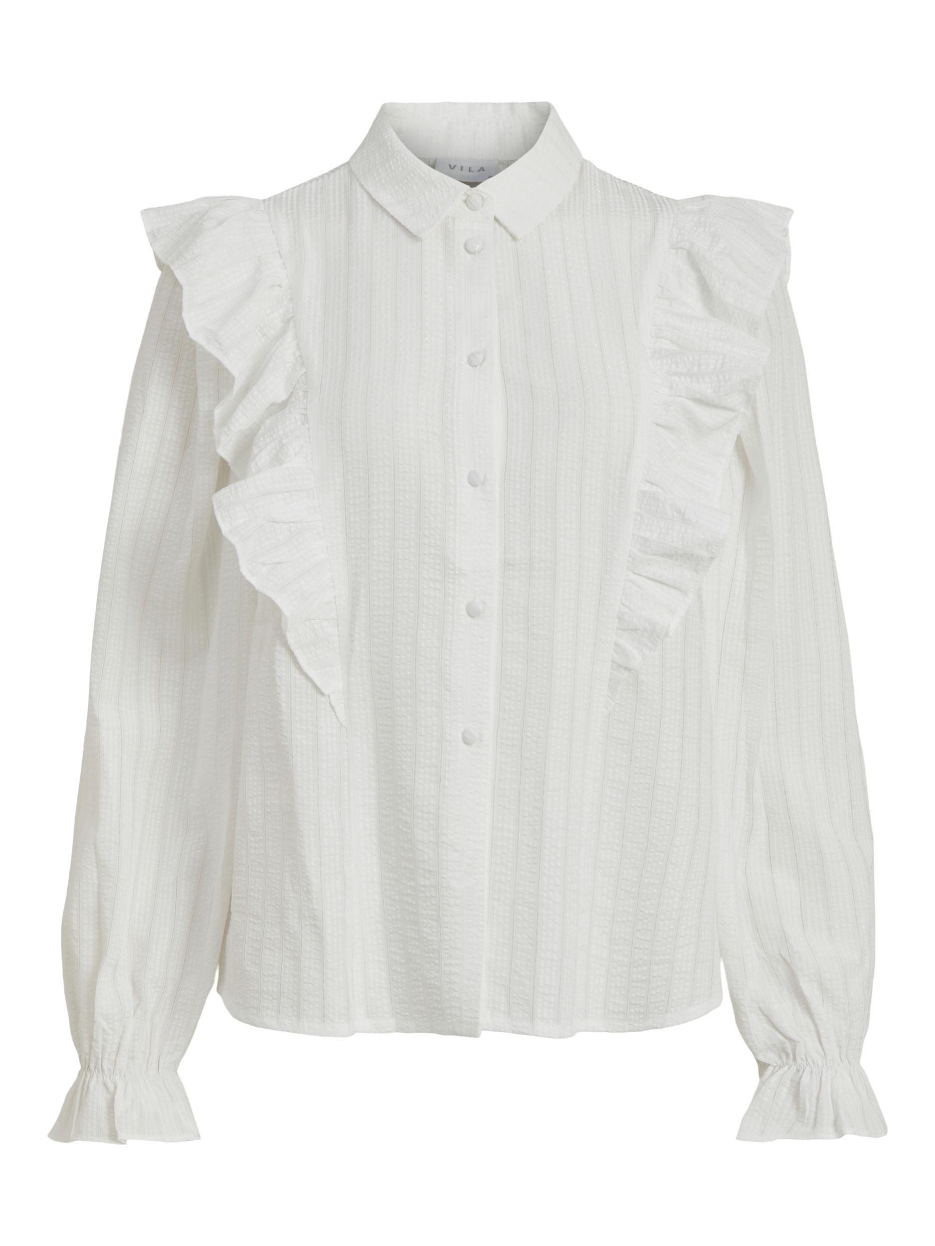 Vila Lyck - Skjorte med flæsedetalje - HUSET Men & Women