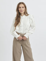 Vila Lyck - Skjorte med flæsedetalje - HUSET Men & Women