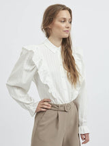 Vila Lyck - Skjorte med flæsedetalje - HUSET Men & Women
