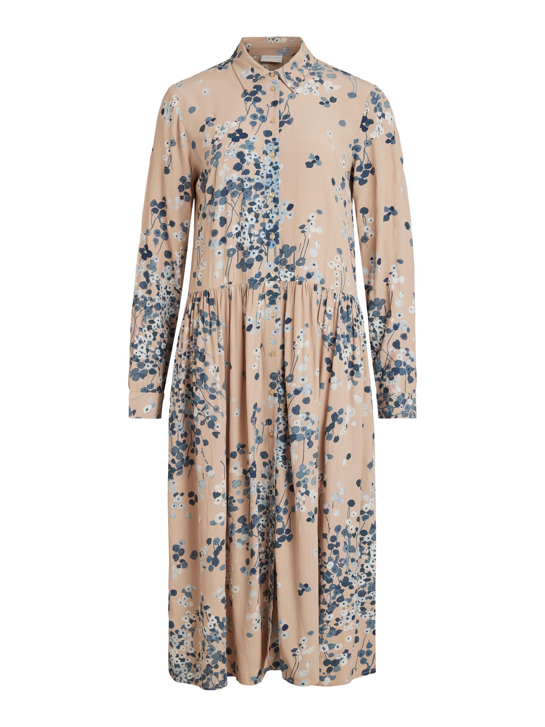 Vila Malva - Viskose skjortekjole - HUSET Men & Women