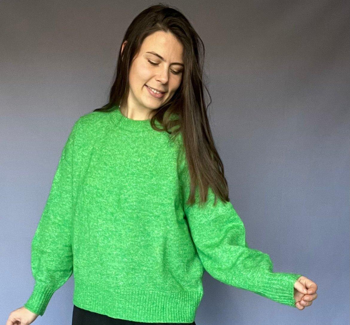 Vila Marcy - Grøn strik - HUSET Men & Women