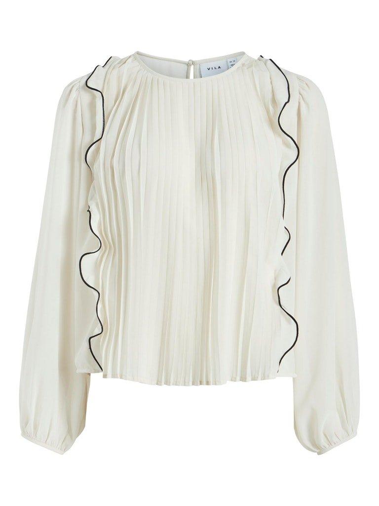 Vila Metina - Plisse bluse - HUSET Men & Women