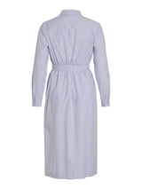 Vila Mie - Stribet skjortekjole - HUSET Men & Women