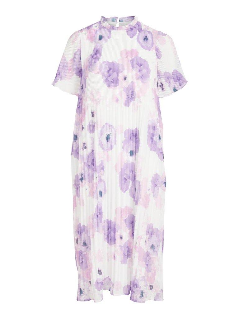 Vila Pinka - Kortærmet plisse kjole - HUSET Men & Women