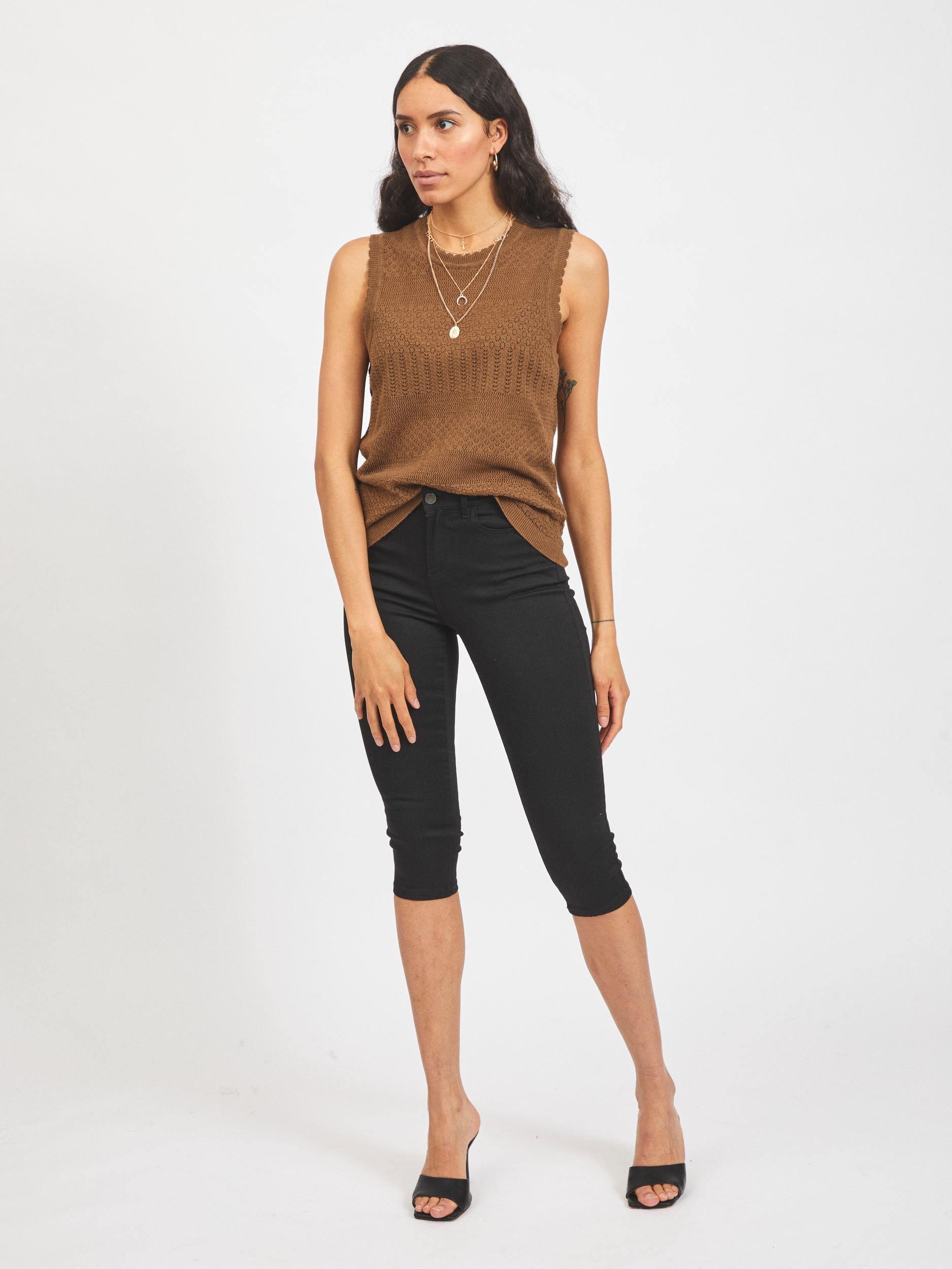 Vila Stacy - Skinny capri reg waist - HUSET Men & Women