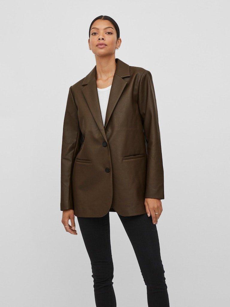 Vila Sumaya - PU blazer - HUSET Men & Women