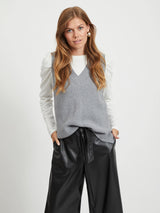 Vila Viril - Strik vest m. v-hals - HUSET Men & Women