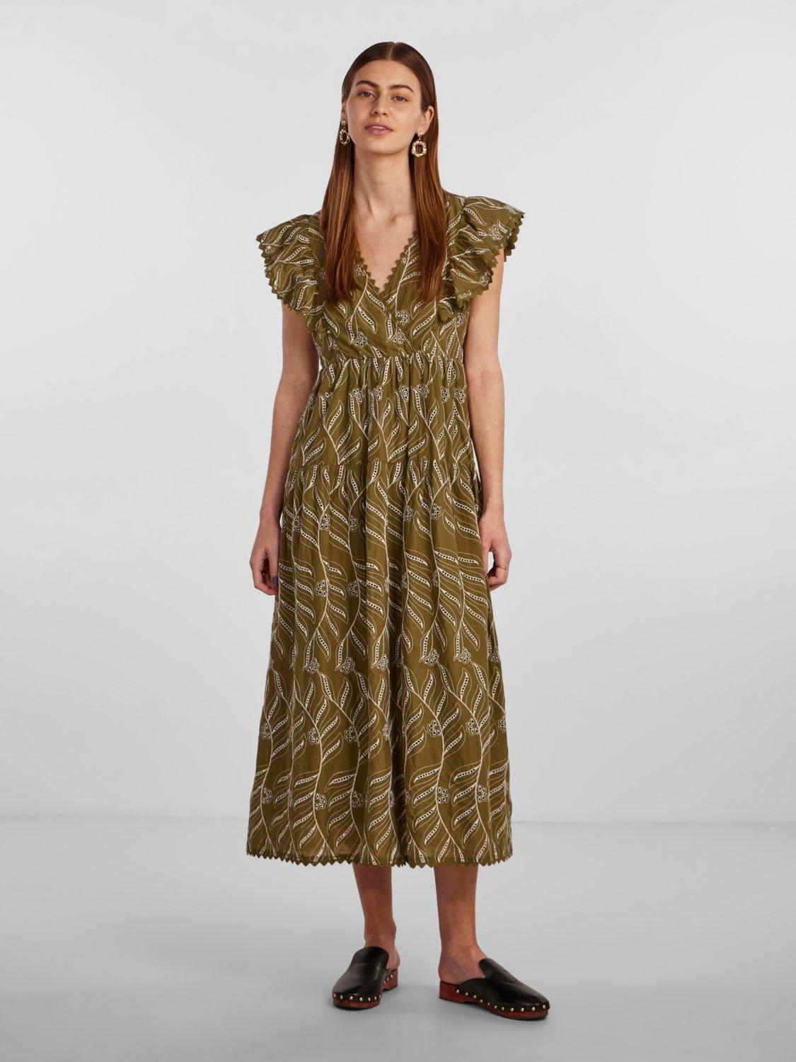 YAS Applica - Blonde kjole - HUSET Men & Women