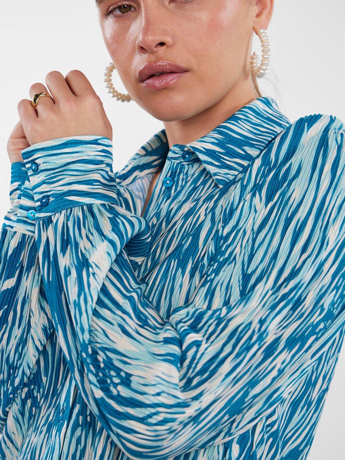 YAS Zella - Plisse skjorte - HUSET Men & Women