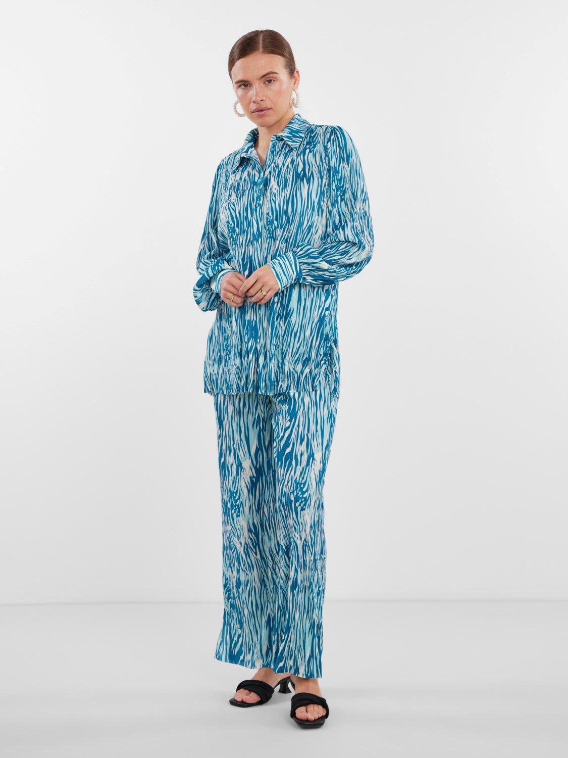 YAS Zella - Plisse skjorte - HUSET Men & Women