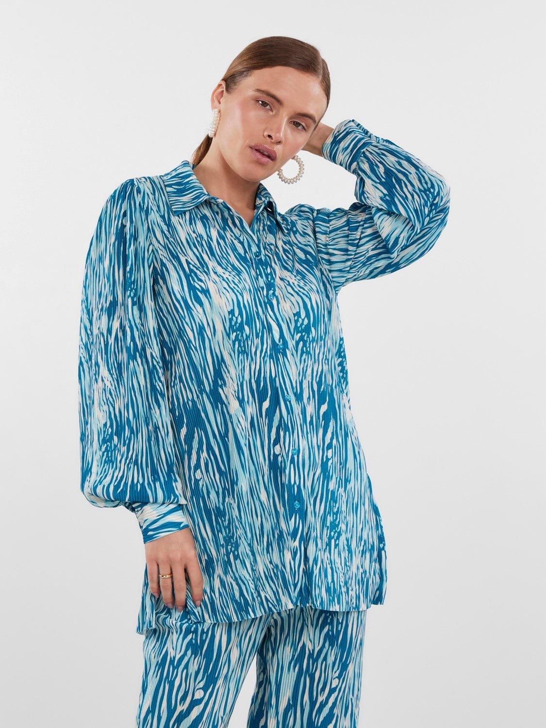 YAS Zella - Plisse skjorte - HUSET Men & Women